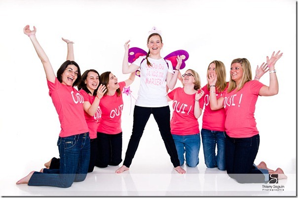EVJF -Enterrement de Vie de Jeune Fille - séance Photo en studio