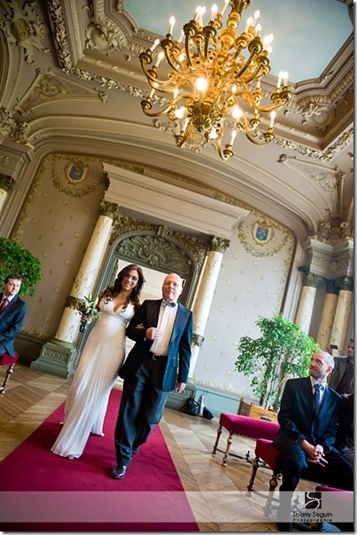Photo de mariage - Entrée de la Mariée