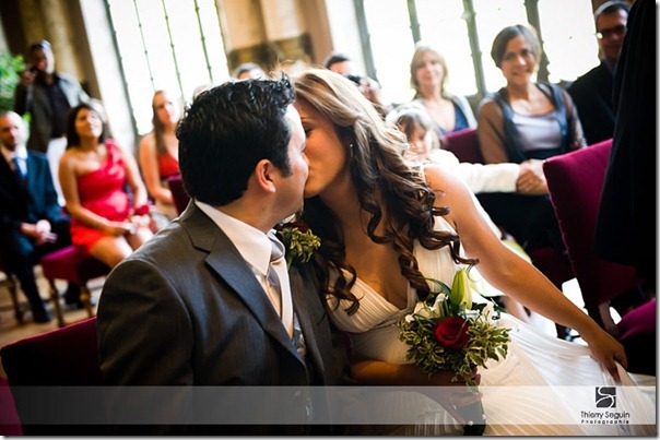 Photos de mariage Paris - Baiser