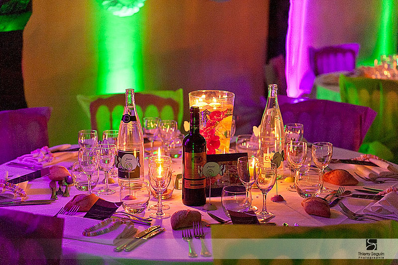 décoration de table reception de mariage 1