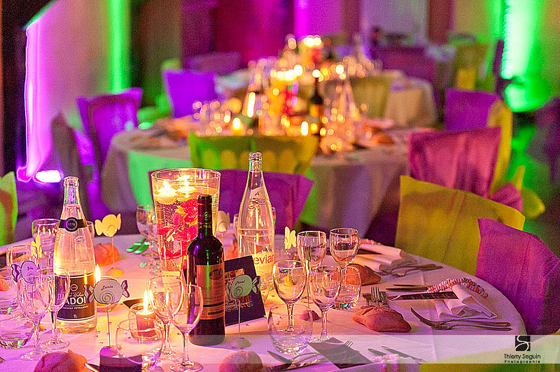 décoration de table reception de mariage 2